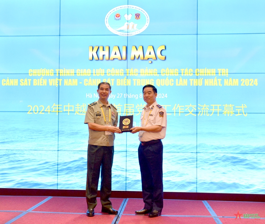 Khai mạc Chương trình giao lưu công tác Đảng, công tác chính trị Cảnh sát biển Việt Nam - Cảnh sát biển Trung Quốc