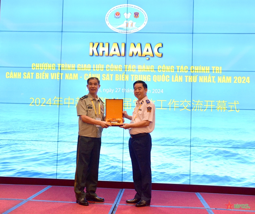 Khai mạc Chương trình giao lưu công tác Đảng, công tác chính trị Cảnh sát biển Việt Nam - Cảnh sát biển Trung Quốc