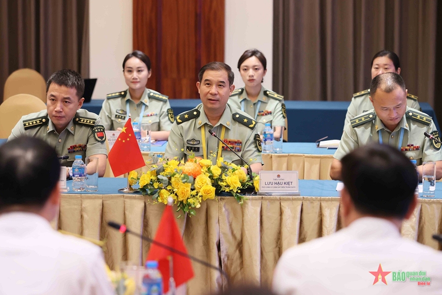 Hội đàm trao đổi về hoạt động công tác Đảng, công tác chính trị giữa Cảnh sát biển Việt Nam và Cảnh sát biển Trung Quốc