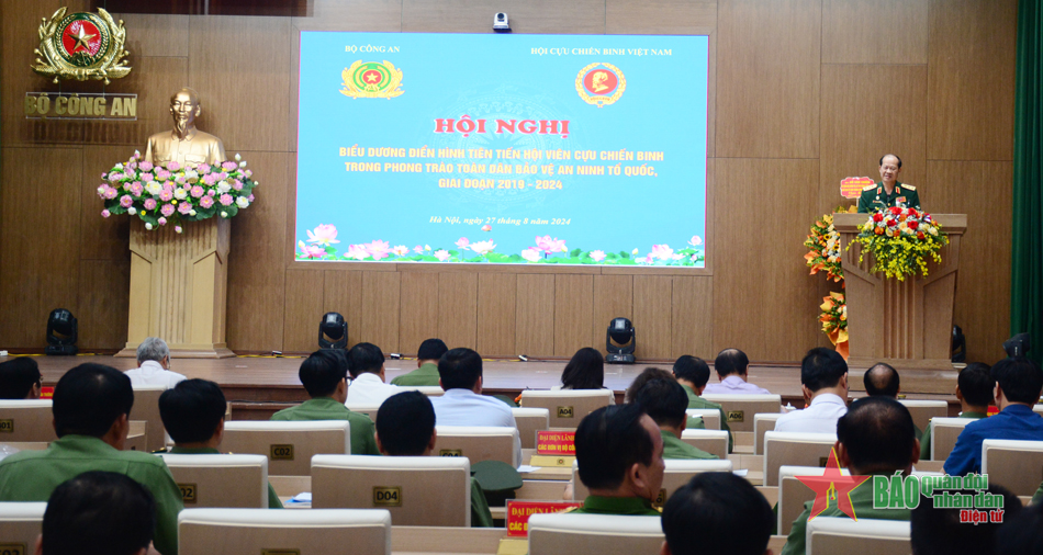 Biểu dương cựu chiến binh tiêu biểu trong Phong trào “Toàn dân bảo vệ an ninh Tổ quốc”