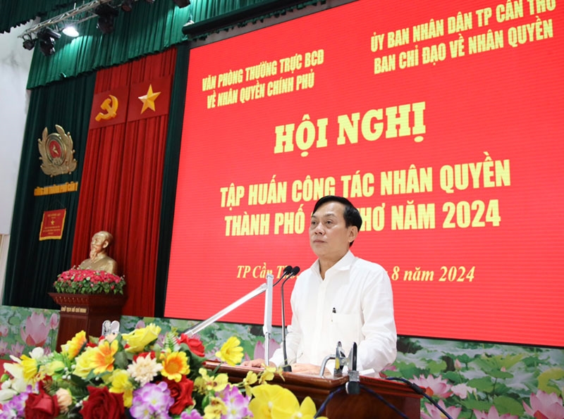 Hội nghị tập huấn công tác nhân quyền thành phố Cần Thơ năm 2024