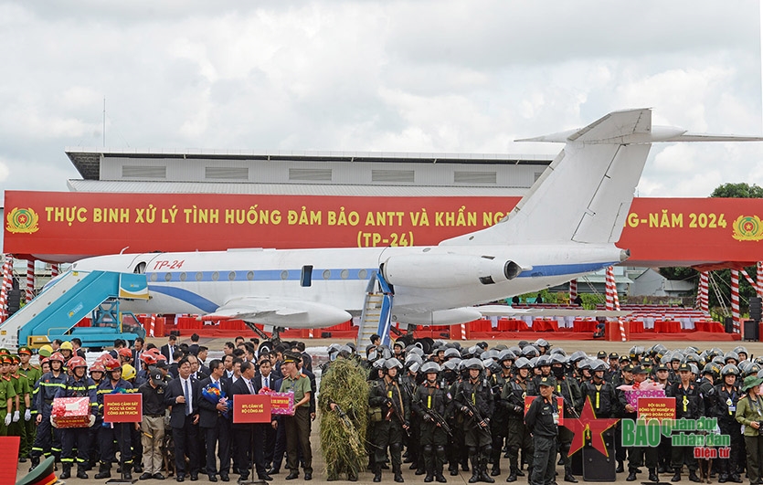 TP Hồ Ch&iacute; Minh diễn tập xử l&yacute; t&igrave;nh huống bảo đảm an ninh trật tự v&agrave; khẩn nguy h&agrave;ng kh&ocirc;ng