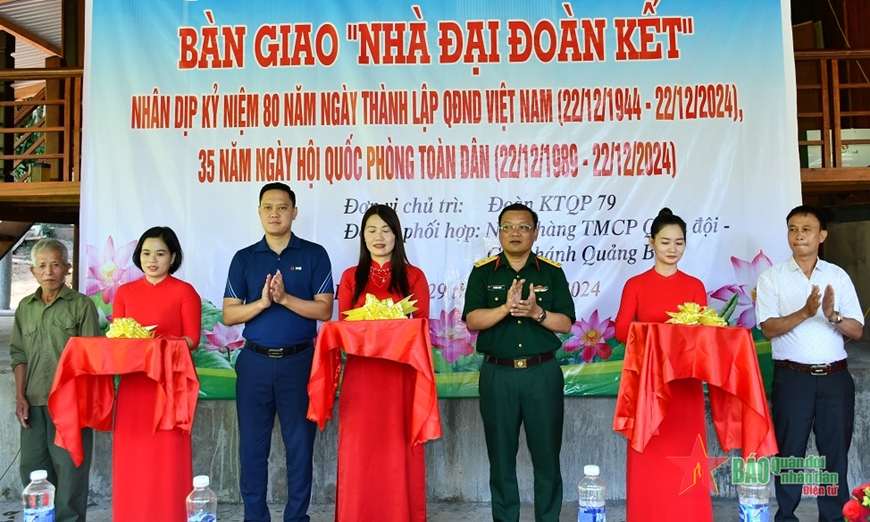 Đoàn Kinh tế-Quốc phòng 79, Binh đoàn 15: Trao tặng nhà “Đại Đoàn kết” và “Nhà đồng đội”