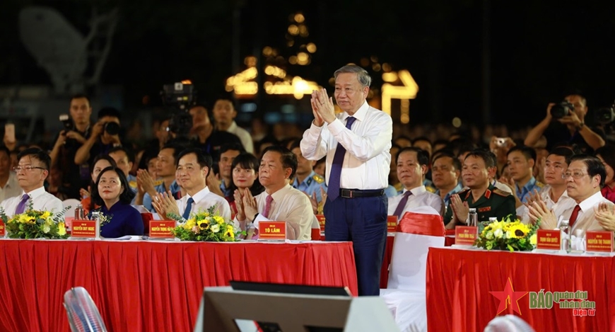 Tổng Bí thư, Chủ tịch nước Tô Lâm dự Chương trình chính luận nghệ thuật “Lời Người để lại”