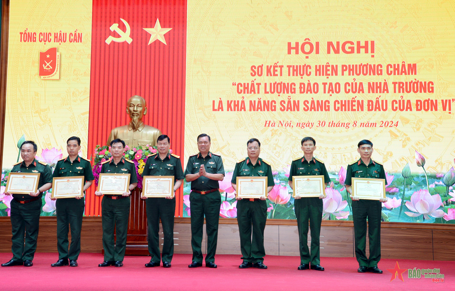 Tổng cục Hậu cần sơ kết thực hiện phương châm “Chất lượng đào tạo của nhà trường là khả năng sẵn sàng chiến đấu của đơn vị”