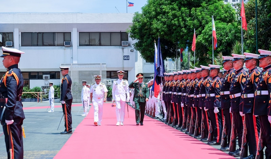 Một số hình ảnh hoạt động của Đại tướng Phan Văn Giang tại Philippines