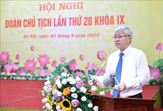 Hội nghị Đoàn Chủ tịch Ủy ban Trung ương Mặt trận Tổ quốc Việt Nam lần thứ 20