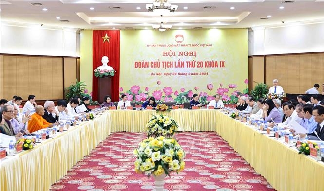 Hội nghị Đoàn Chủ tịch Ủy ban Trung ương Mặt trận Tổ quốc Việt Nam lần thứ 20