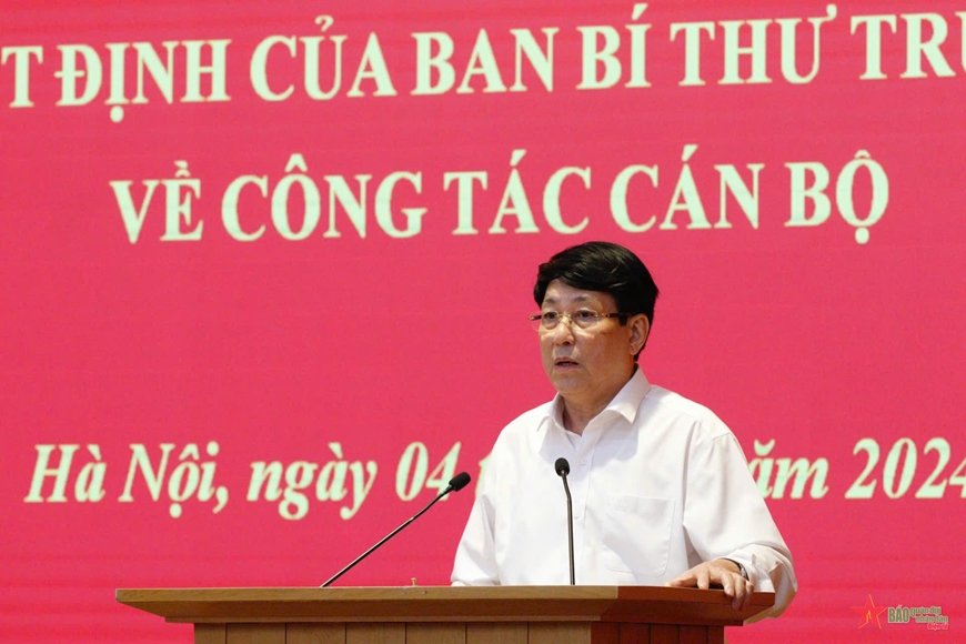 Công bố các quyết định bổ nhiệm chức vụ Trợ lý và Thư ký của Tổng Bí thư