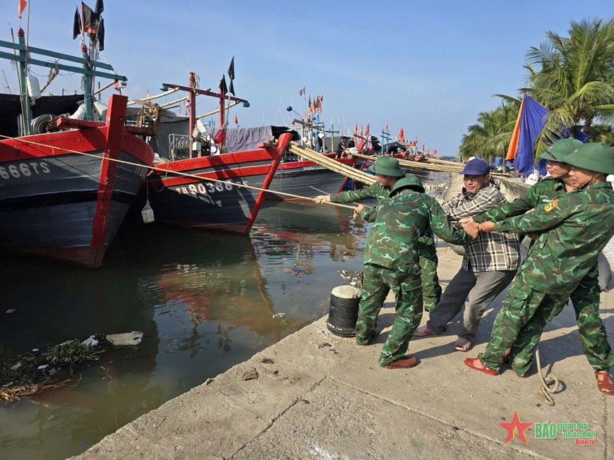 Bộ đội Biên phòng tỉnh Thanh Hóa triển khai ứng phó bão số 3