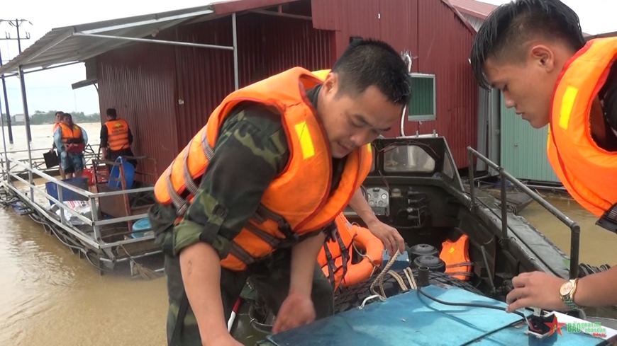 Quân khu 2 sẵn sàng ứng phó với cơn bão số 3