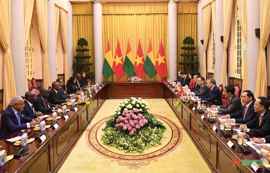 Tổng Bí thư, Chủ tịch nước Tô Lâm hội đàm với Tổng thống Cộng hòa Guinea-Bissau