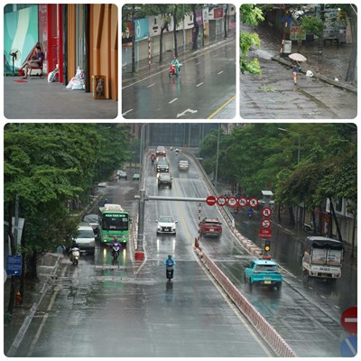 Gallery - Phố phường Hà Nội vắng vẻ trước khi bão số 3 đổ bộ