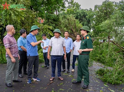 View - 	Hà Nội huy động tối đa lực lượng khắc phục hậu quả bão số 3