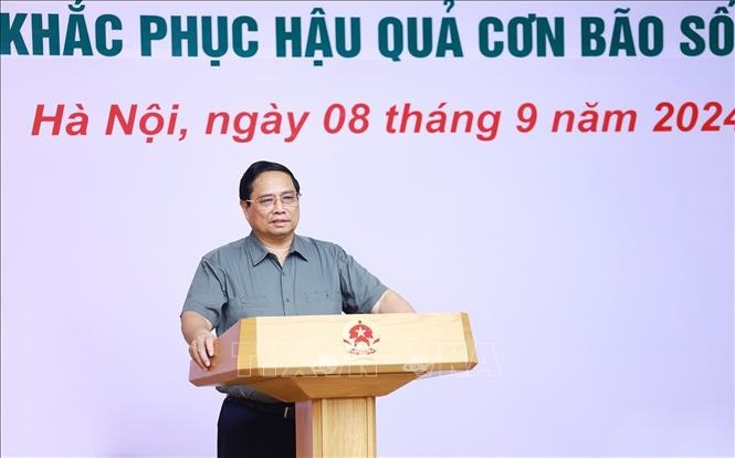 Thủ tướng Phạm Minh Chính: Cấp bách khắc phục hậu quả bão số 3 và ứng phó với hoàn lưu bão