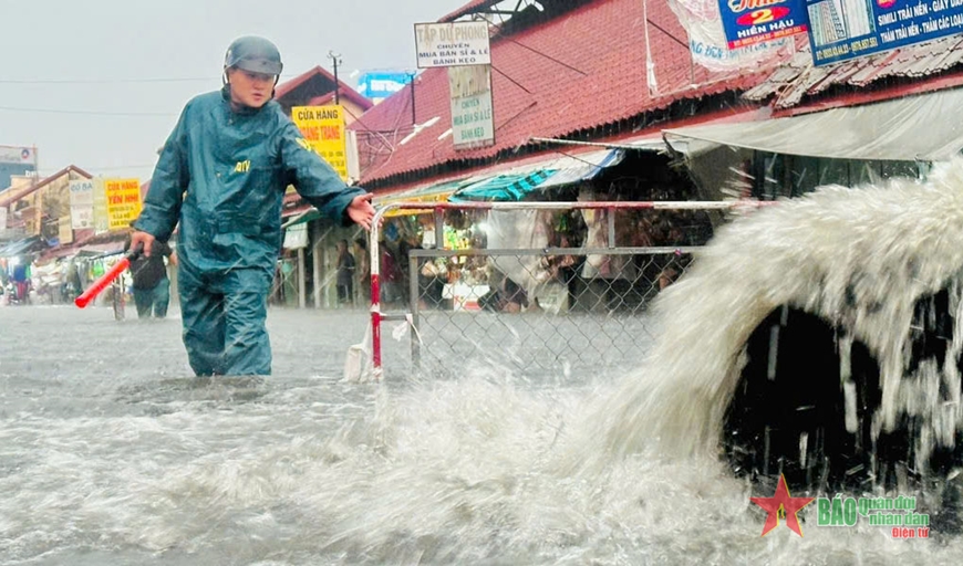 Chống ngập cục bộ trong mùa mưa bão