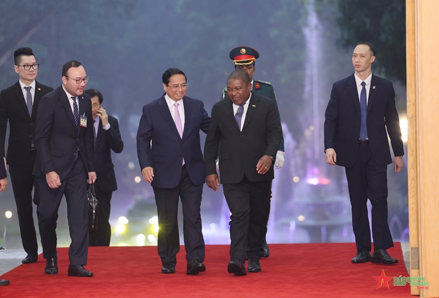 Thủ ​tướng Phạm Minh Chính hội kiến Tổng thống Mozambique Filipe Jacinto Nyusi