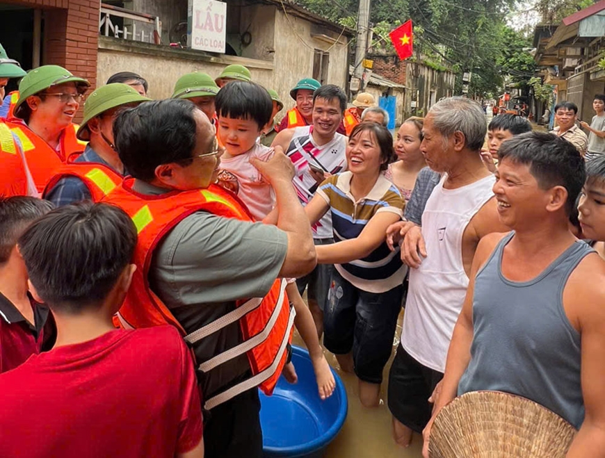 Thủ tướng Phạm Minh Chính trực tiếp chỉ đạo ứng phó, khắc phục lũ lụt tại Bắc Giang