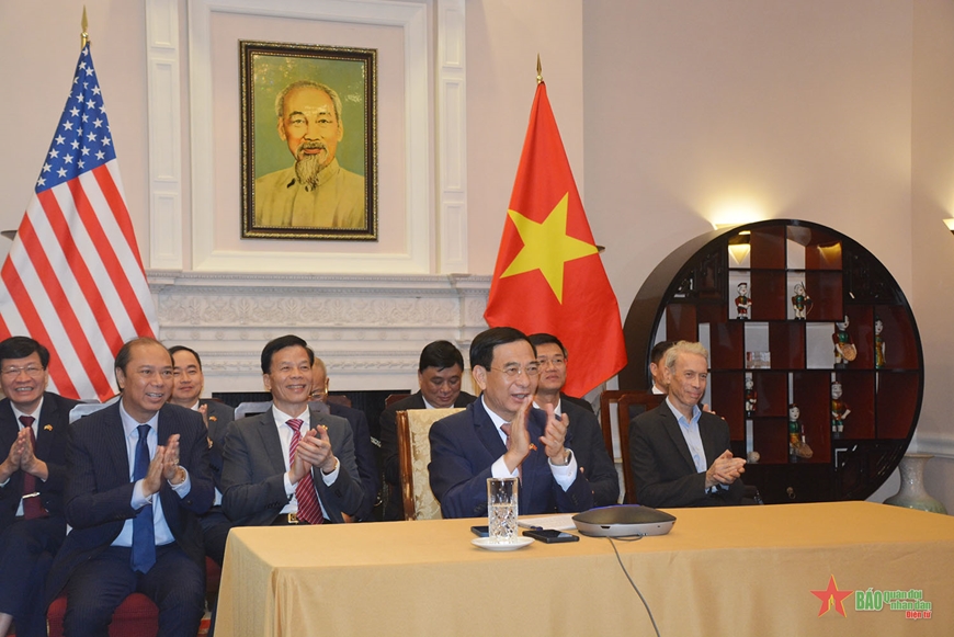 Một số hình ảnh hoạt động của Đại tướng Phan Văn Giang tại Hoa Kỳ