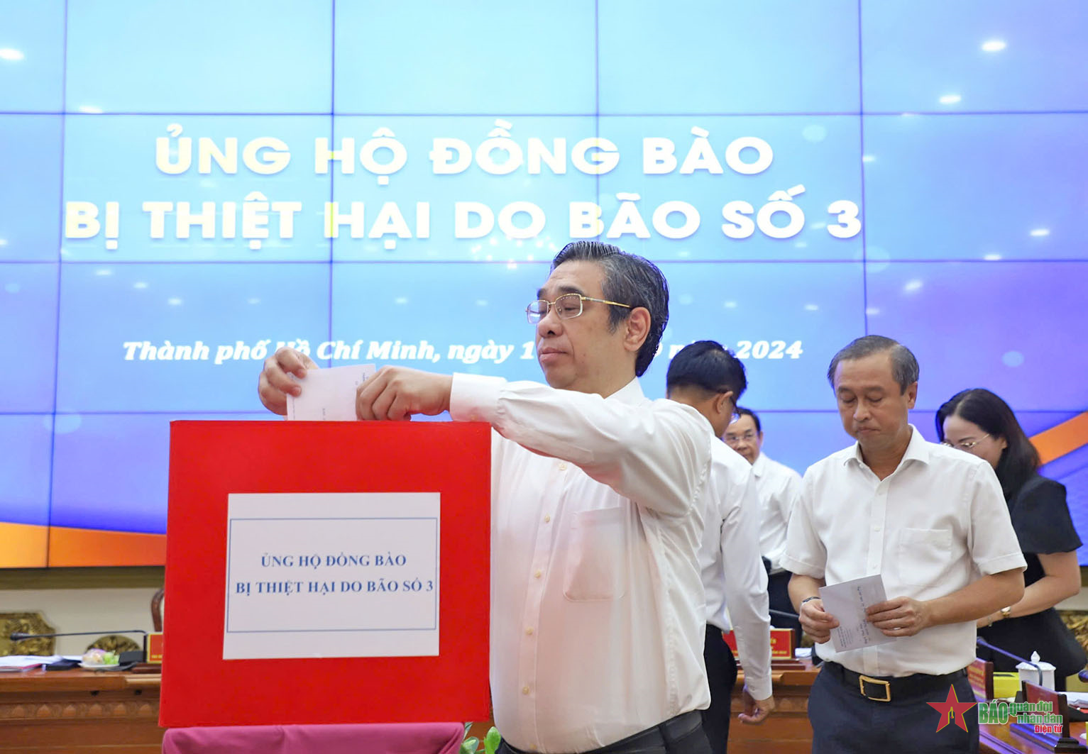 TP Hồ Chí Minh tiếp tục ủng hộ các địa phương phía Bắc khắc phục thiên tai