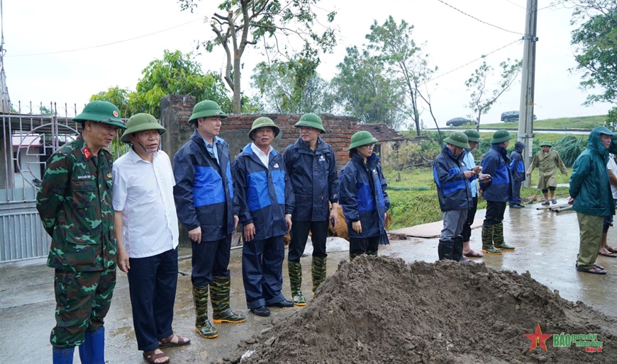 Tỉnh Bắc Ninh cơ bản đã khắc phục xong những điểm xung yếu, có nguy cơ mất an toàn