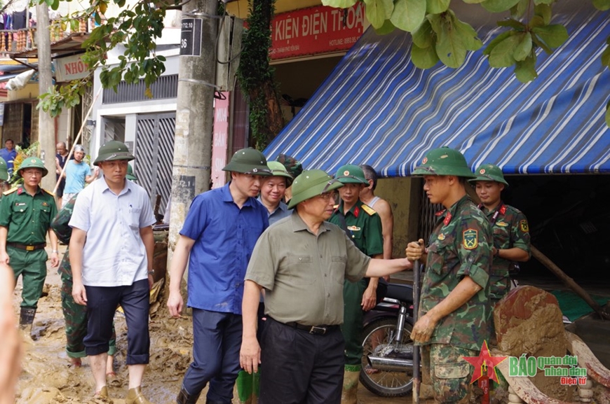 Thủ tướng Phạm Minh Chính chỉ đạo công tác ứng phó, khắc phục hậu quả mưa lũ, sạt lở tại Yên Bái