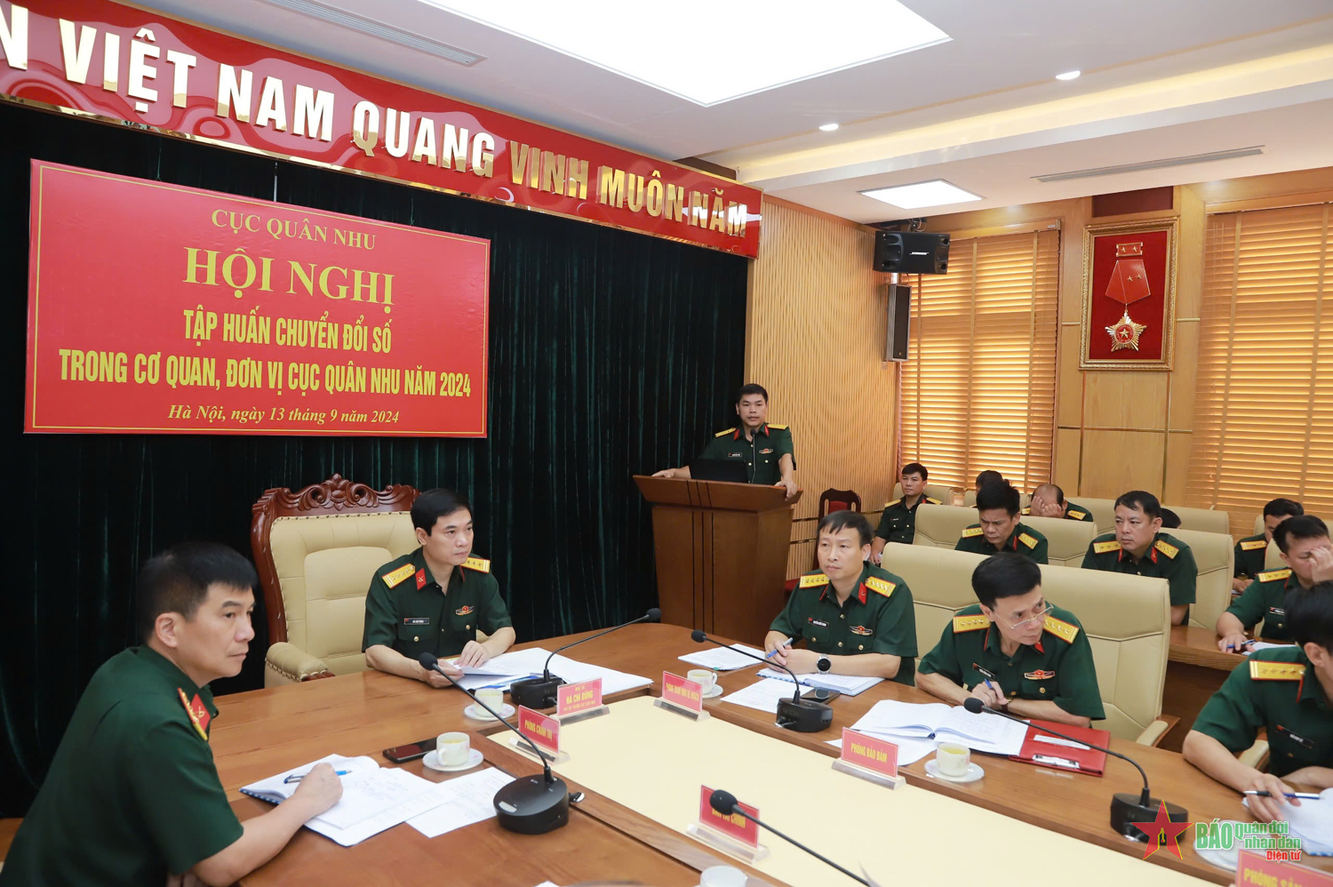 Tập huấn chuyển đổi số trong công tác quản lý trang bị ngành Quân nhu