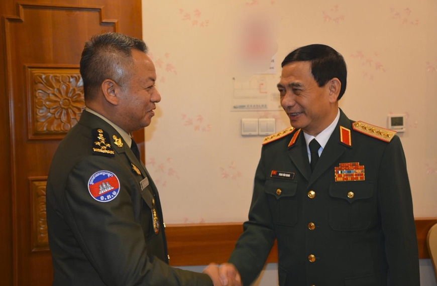 Một số hình ảnh hoạt động của Đại tướng Phan Văn Giang tại Trung Quốc