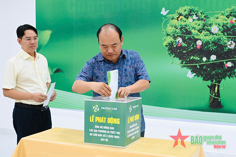 Tập đoàn Trường Tươi hỗ trợ đồng bào vùng bão, lũ 2 tỷ đồng
