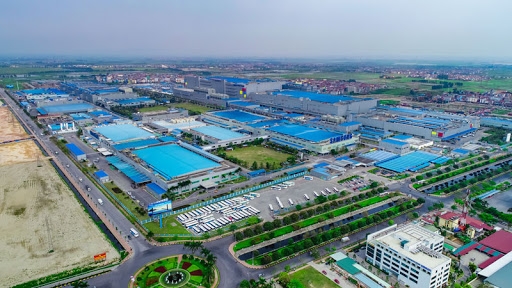 Một khu công nghiệp của Bắc Ninh nhìn từ trên cao. Ảnh: HOÀNG NGUYÊN