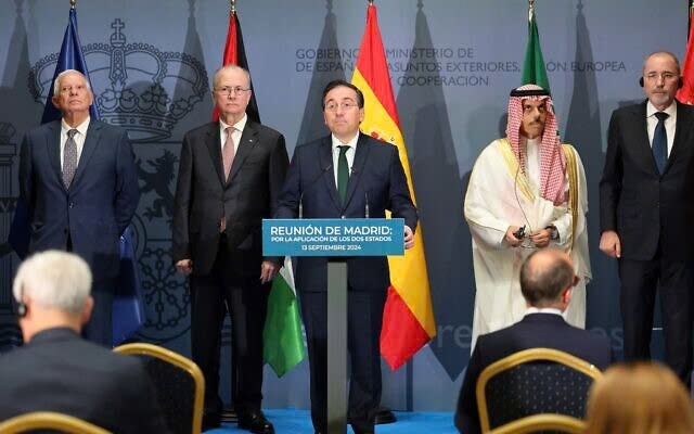 Các nước châu Âu và Hồi giáo họp bàn về giải pháp hai nhà nước cho Palestine và Israel