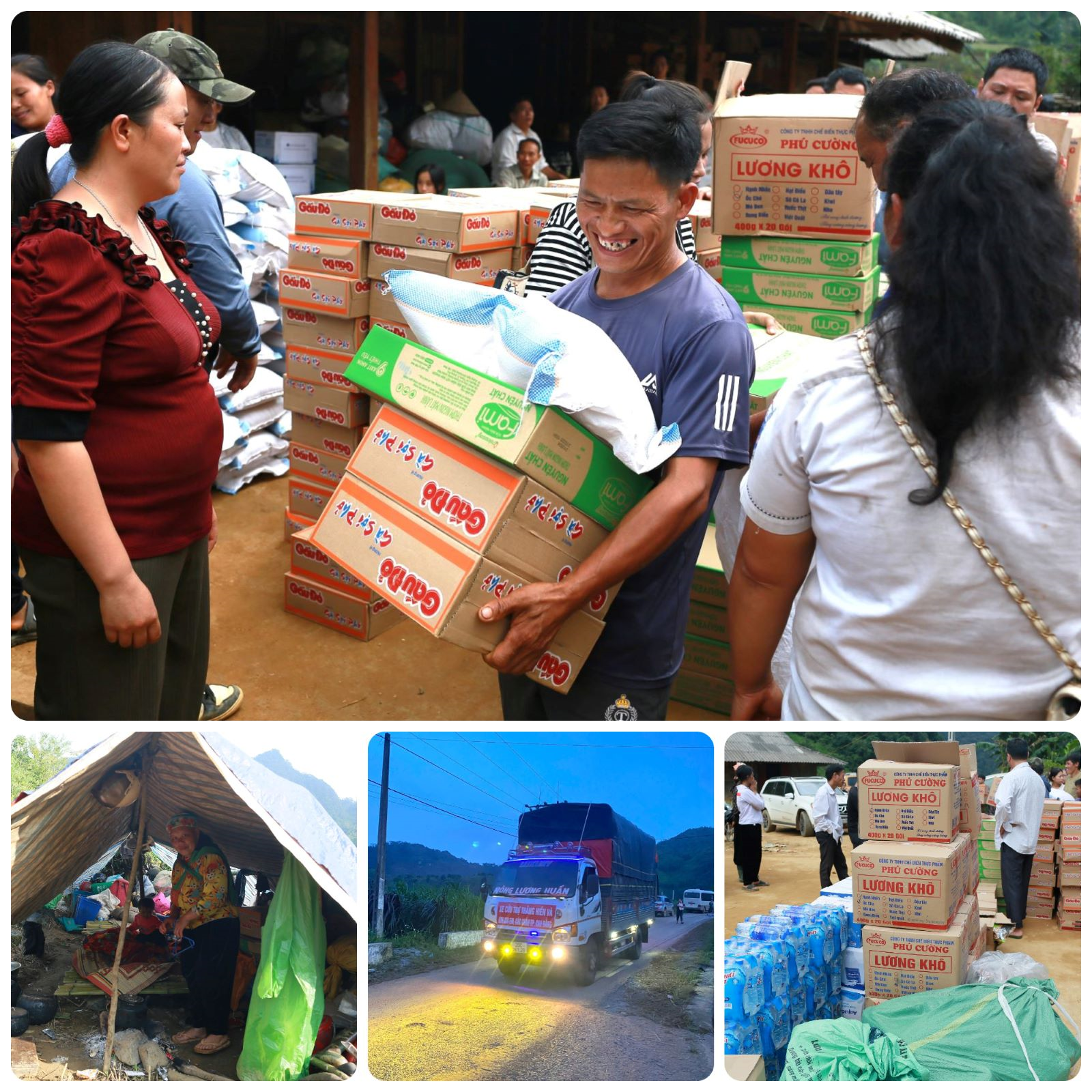 Triệu trái tim hướng về đồng bào vùng lũ Nguyên Bình