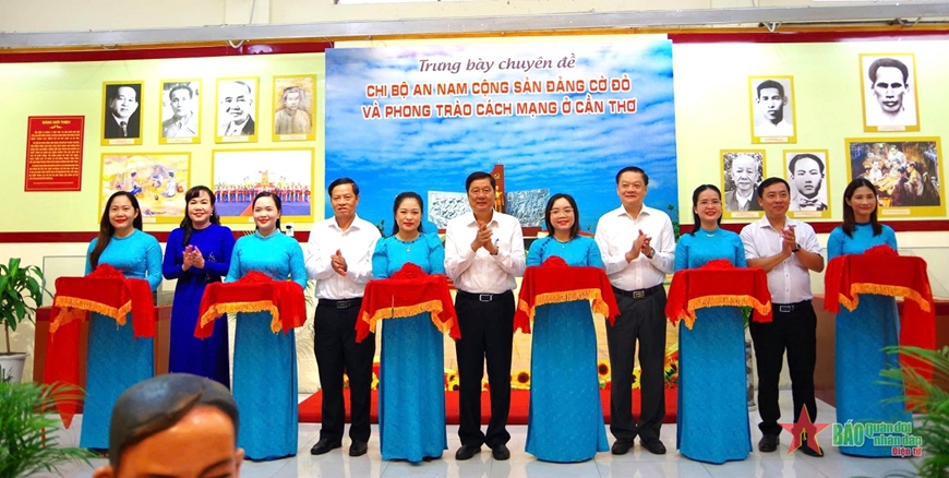 Cần Thơ: Trưng bày chuyên đề “Chi bộ An Nam Cộng sản Đảng Cờ Đỏ và phong trào cách mạng”