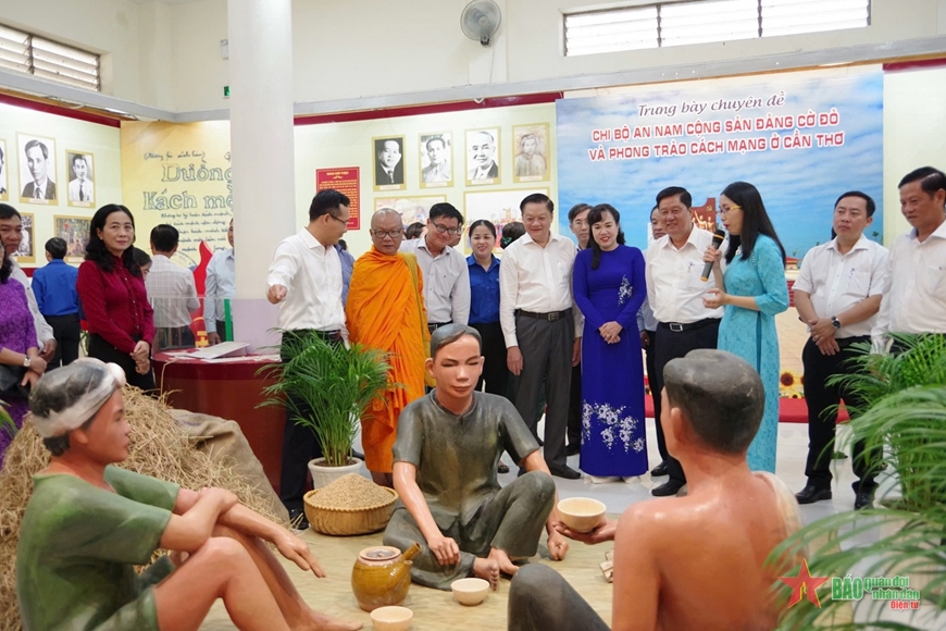 Cần Thơ: Trưng bày chuyên đề “Chi bộ An Nam Cộng sản Đảng Cờ Đỏ và phong trào cách mạng”