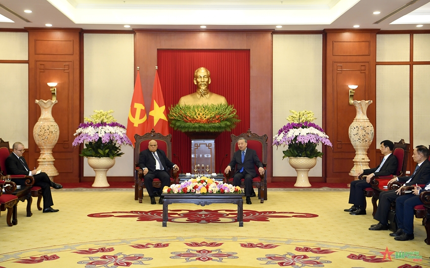 Tổng Bí thư, Chủ tịch nước Tô Lâm tiếp Đại sứ Cuba tại Việt Nam
