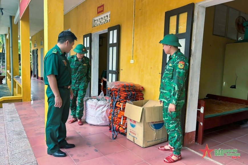 Bộ đội Biên phòng tỉnh Thừa Thiên Huế chủ động ứng phó bão số 4