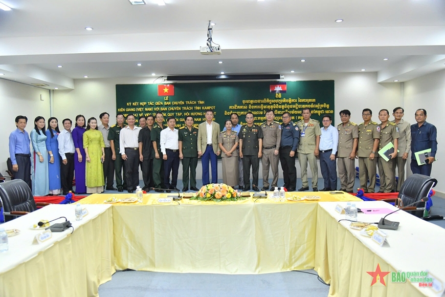 Kiên Giang: Ký kết hợp tác tìm kiếm, quy tập, hồi hương hài cốt liệt sĩ tại Campuchia