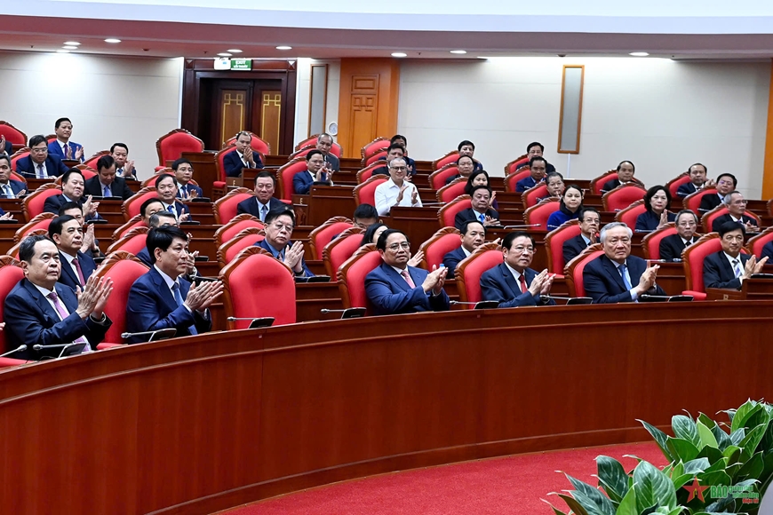 Phát biểu bế mạc của đồng chí Tô Lâm, Tổng Bí thư, Chủ tịch nước tại Hội nghị Trung ương 10, khóa XIII