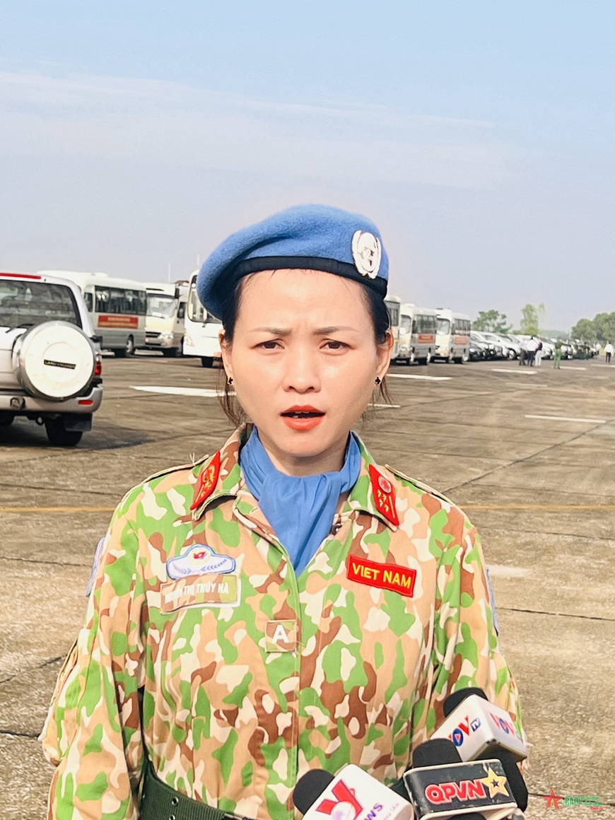 Bệnh viện dã chiến cấp 2 số 6 và Đội Công binh số 3 xuất quân tham gia sứ mệnh gìn giữ hòa bình