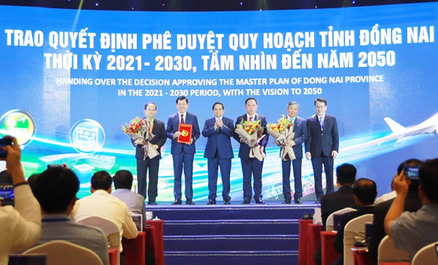 Thủ tướng Chính phủ Phạm Minh Chính dự hội nghị công bố quy hoạch tỉnh Đồng Nai