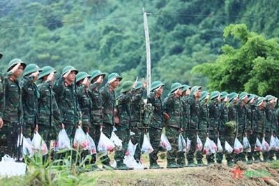 View - 	Các đơn vị Quân đội rút quân sau 15 ngày tìm kiếm nạn nhân Làng Nủ