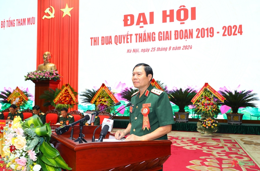 Bộ Tổng Tham mưu triển khai Phong trào Thi đua Quyết thắng toàn diện, vững chắc, tập trung làm tốt 5 nhiệm vụ trọng tâm