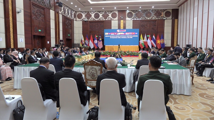 Thượng tướng Hoàng Xuân Chiến dự Hội nghị quan chức quốc phòng cấp cao ASEAN