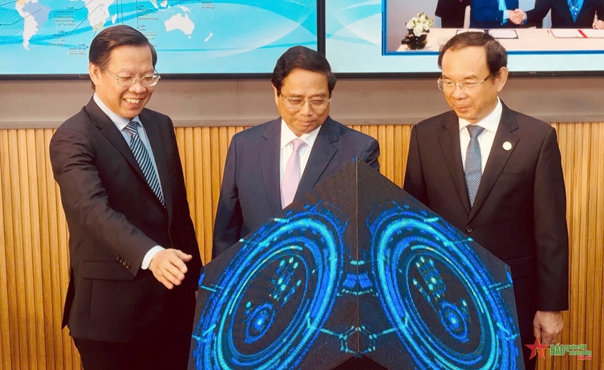 Thủ tướng Phạm Minh Chính dự khánh thành Trung tâm Cách mạng Công nghiệp lần thứ tư tại TP Hồ Chí Minh
