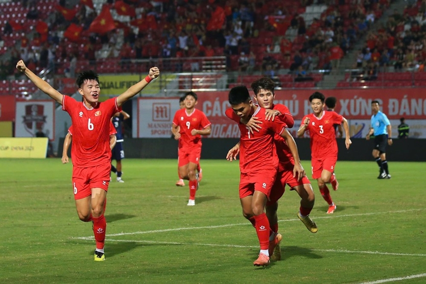 U20 Việt Nam thắng trận thứ 2 liên tiếp tại vòng loại U20 châu Á
