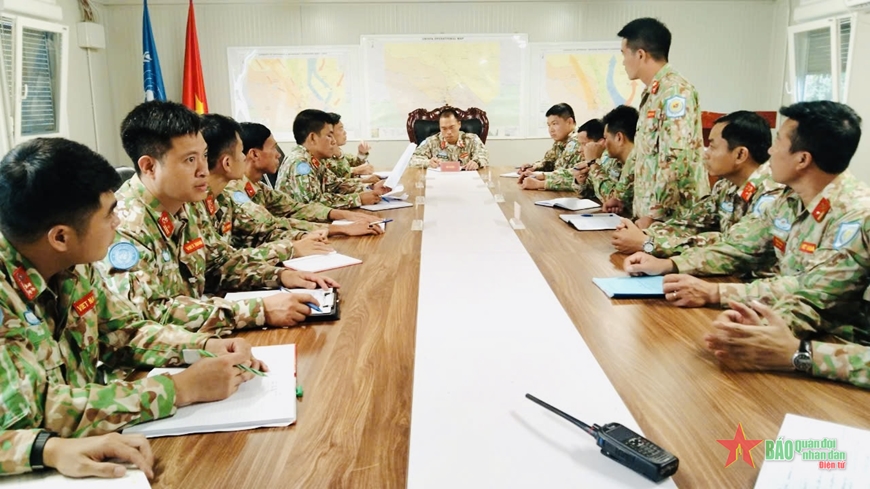 Đội Công binh số 3 Việt Nam đến Abyei sẵn sàng thực hiện sứ mệnh gìn giữ hòa bình