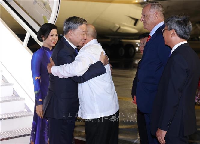 Tổng Bí thư, Chủ tịch nước Tô Lâm đến La Habana, bắt đầu thăm cấp Nhà nước Cộng hòa Cuba