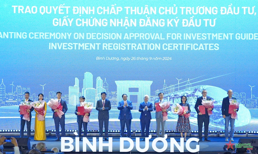Thủ tướng Phạm Minh Chính dự Lễ công bố Quy hoạch tỉnh Bình Dương