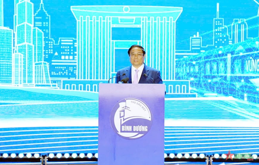 Thủ tướng Phạm Minh Chính dự Lễ công bố Quy hoạch tỉnh Bình Dương