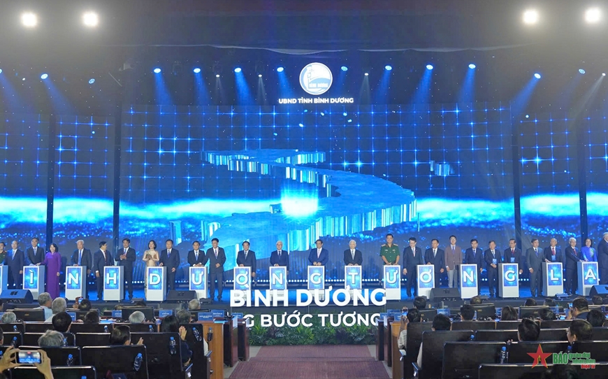 Thủ tướng Phạm Minh Chính dự Lễ công bố Quy hoạch tỉnh Bình Dương